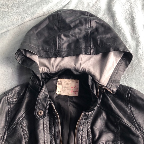 Old Garage Pleather Jacket - Picture 1 of 4